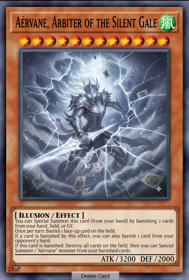 Aérvane, Arbiter of the Silent Gale