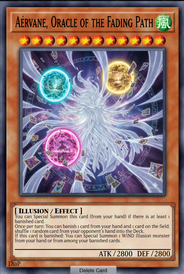 Aérvane, Oracle of the Fading Path