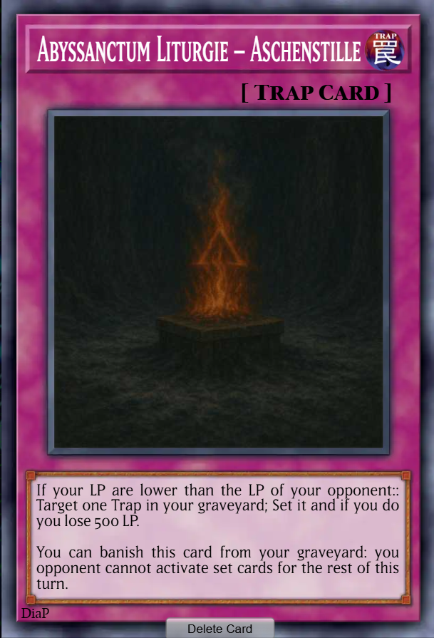 Abyssanctum Liturgie - Aschenstille