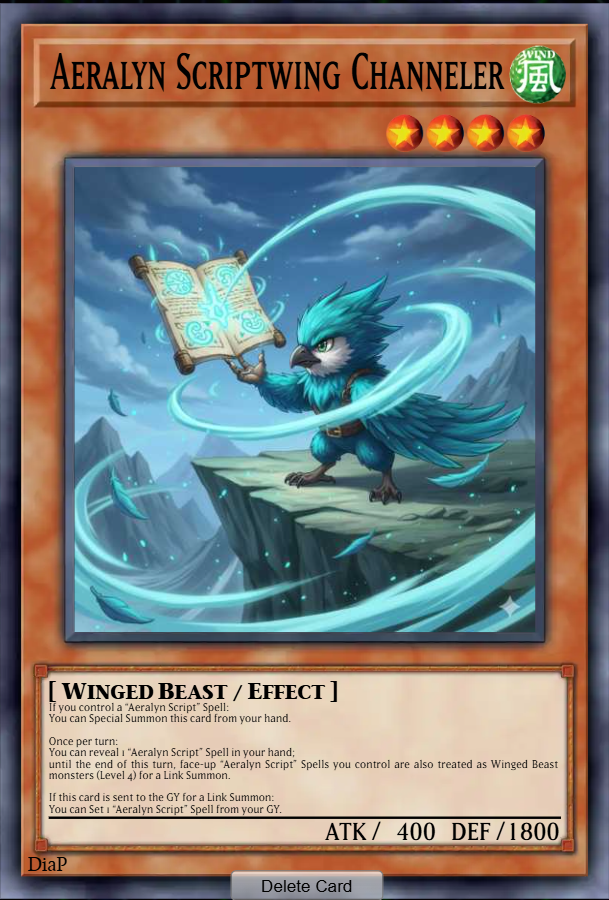 Aeralyn Scriptwing Channeler