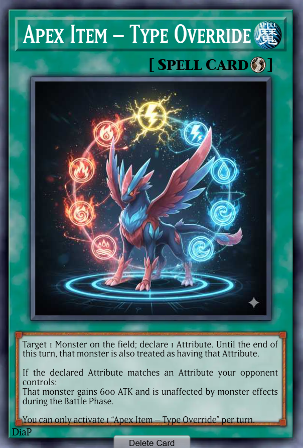 Apex Item – Type Override