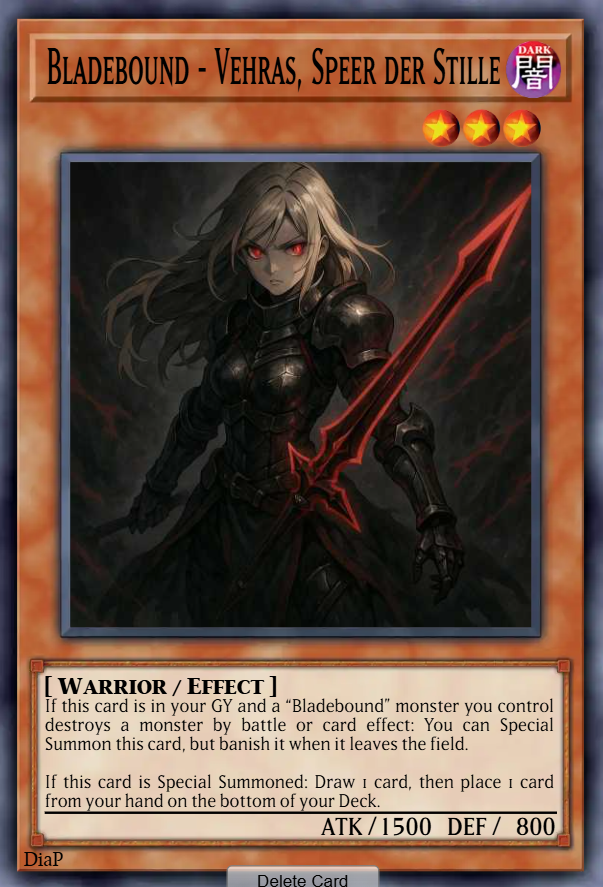 Bladebound - Vehras, Speer der Stille