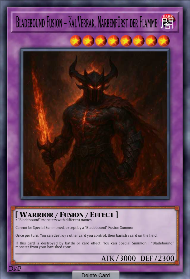 Bladebound Fusion – Kal’Verrak, Narbenfürst der Flamme