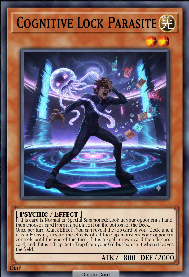 Cognitive Lock Parasite