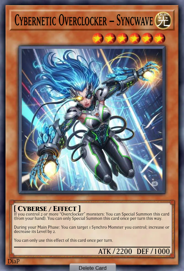 Cybernetic Overclocker – Syncwave