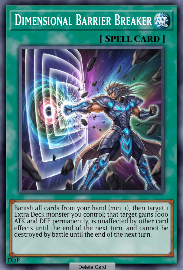 Dimensional Barrier Breaker