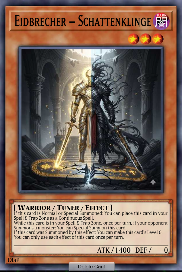 Eidbrecher – Schattenklinge