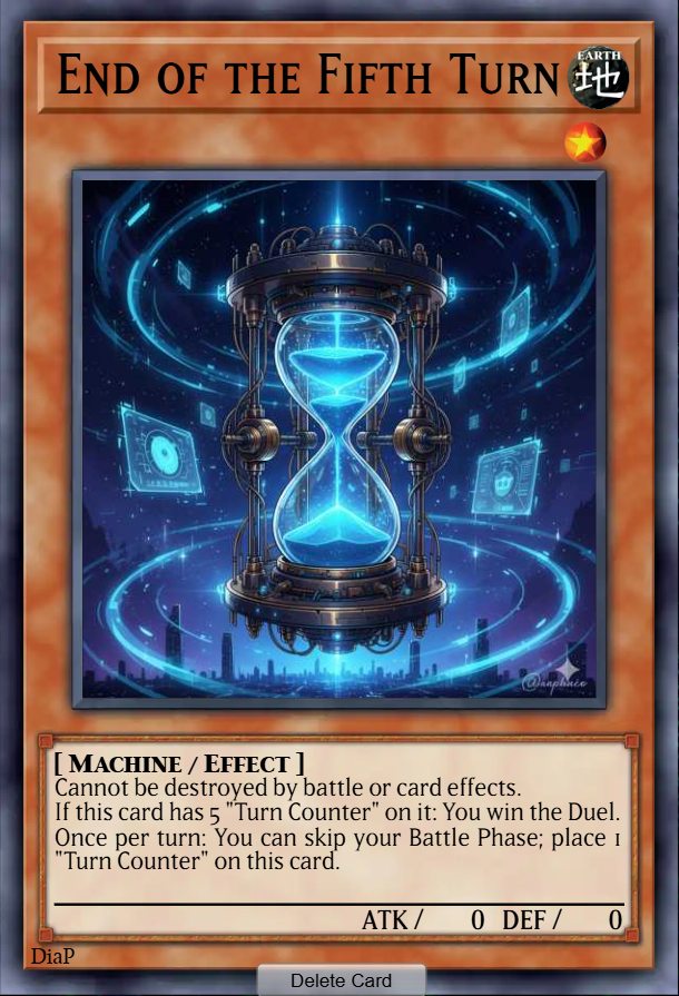 End of the Fifth Turn