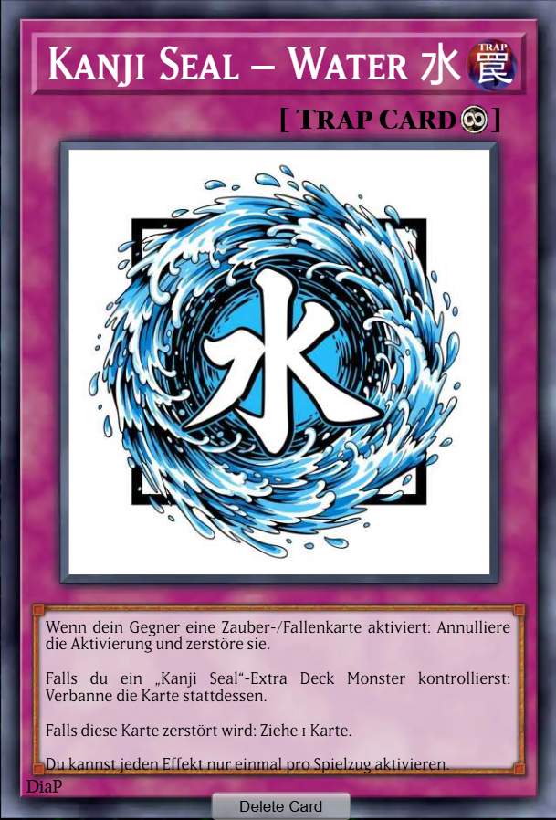 Kanji Seal – Water 水