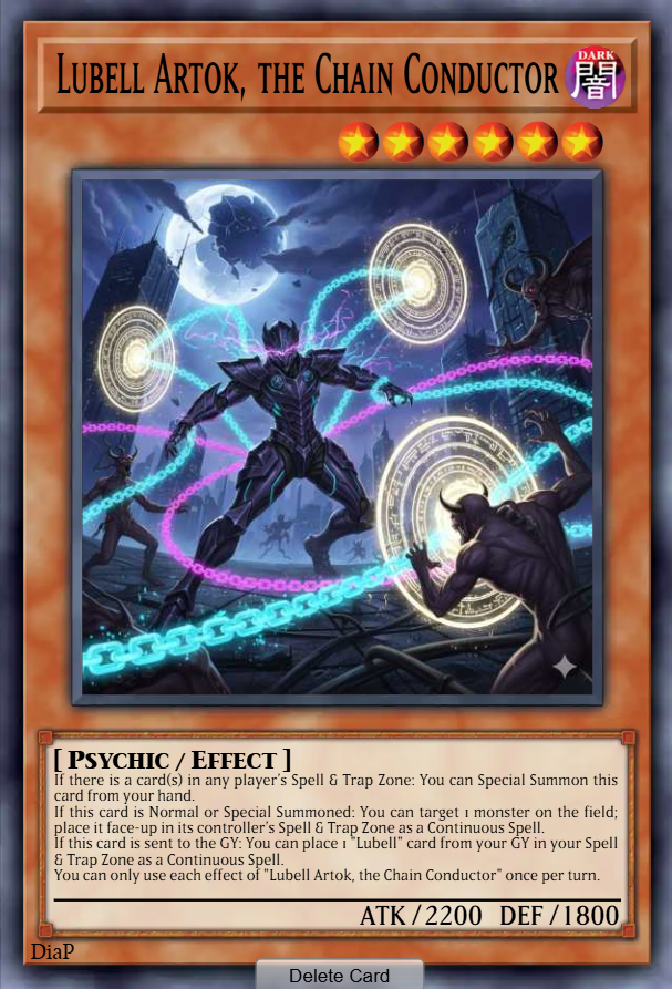 Lubell Artok, the Chain Conductor