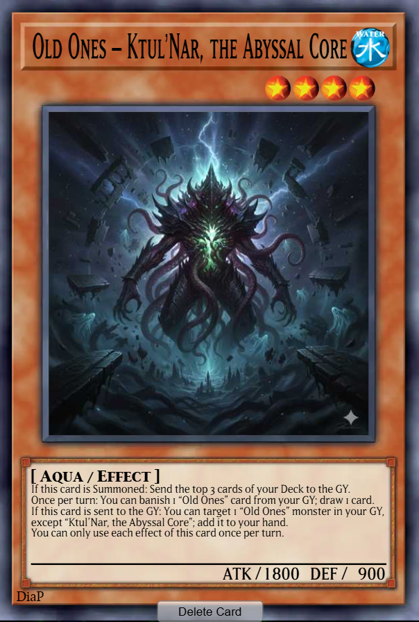 Old Ones – Ktul’Nar, the Abyssal Core