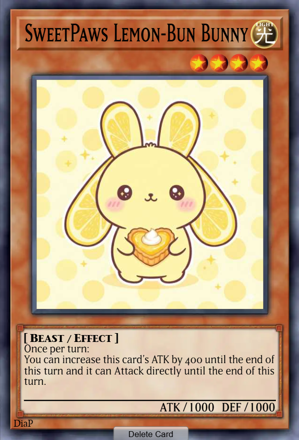 SweetPaws Lemon-Bun Bunny