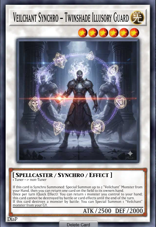 Veilchant Synchro – Twinshade Illusory Guard