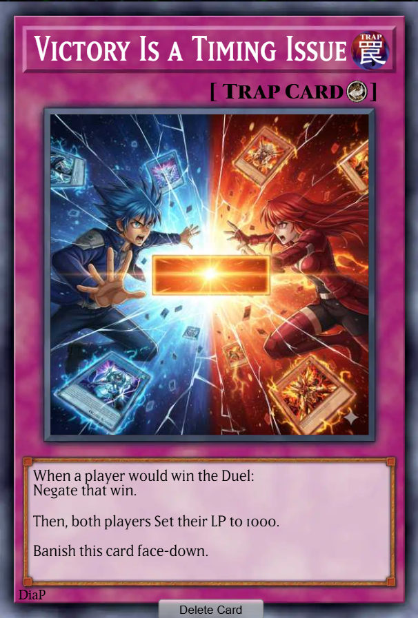 Victory Is a Timing Issue