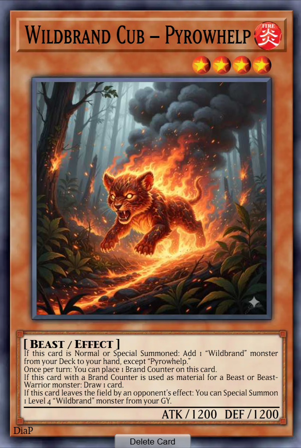 Wildbrand Cub – Pyrowhelp