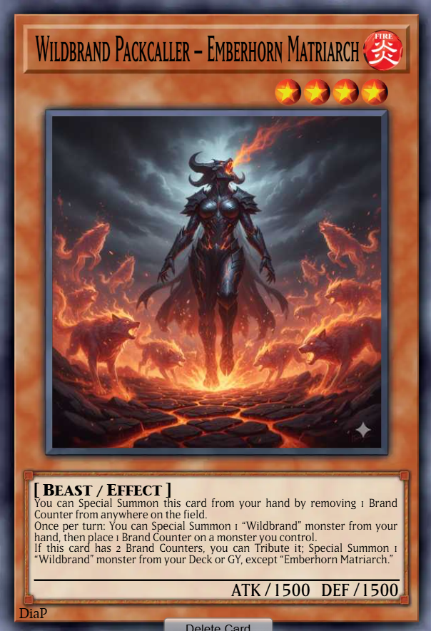 Wildbrand Packcaller – Emberhorn Matriarch